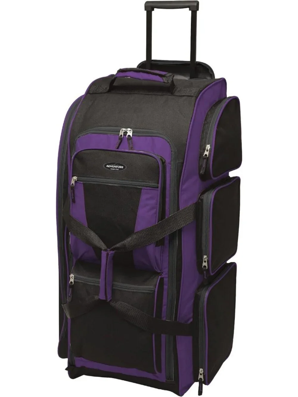 30-Inch Multi-Pocket Rolling Duffel Bag - Travel-Friendly, Durable & Spacious